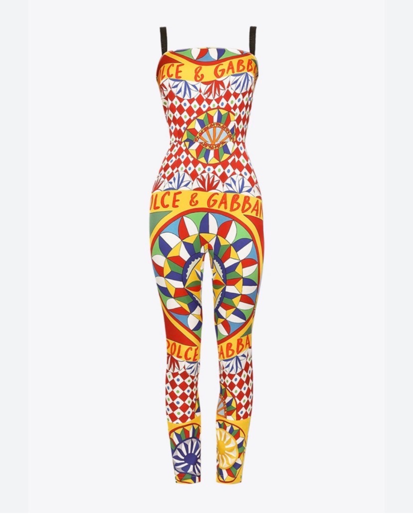 Dolce & Gabbana printed jumpsuit